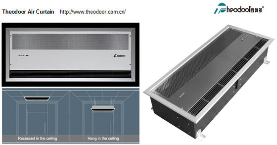 Çatılı Tavan Rüzgar Termal Hava Perdesinin Isıtma Bariyeri Fan Soğutma veya Isıtma Hava