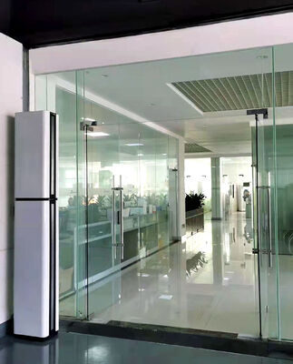 Yere dik sıcak hava perde cam kapı için dikey kurulum termal hava ekranı