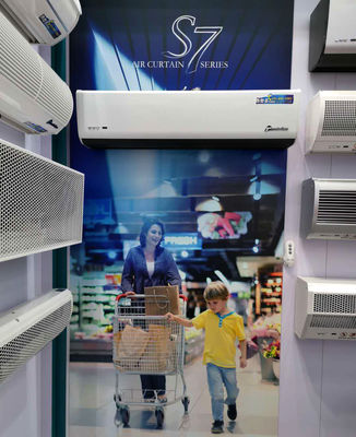 Kapı dışı hava bölme kapı perdesine