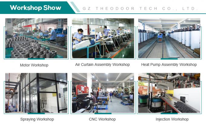 2025 S3 Serisi Uzaktan kumanda ile ticari kapı için özel kapak hava perdesi 3