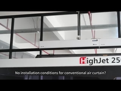 2025 Standing Type Vertical Air Curtains For Commercial Glass Door Otel Alışveriş Merkezi H2-5m